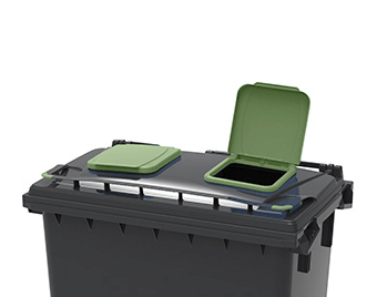 Lock-i-lock till 660 liter rullkärl