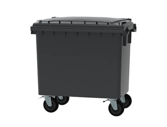 660 liters rullkärl med fyra hjul