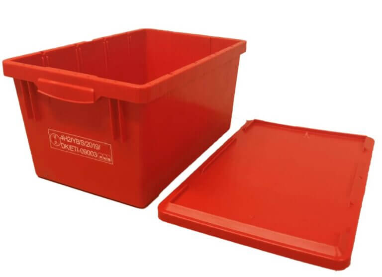 UN behållare 42 liter med lock