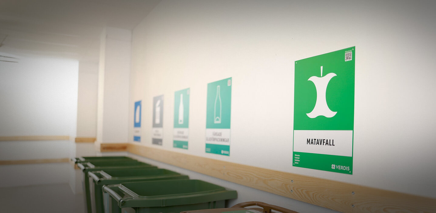 Köp skyltar och dekaler för enkel källsortering